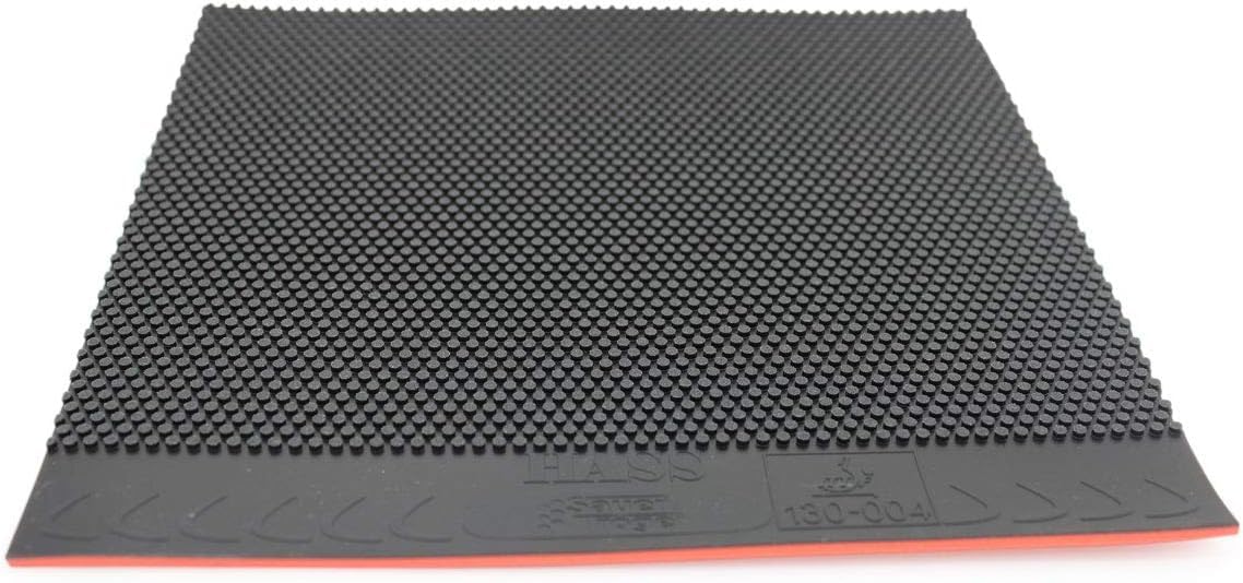 Sauer & Tröger Superficie per Tennis da Tavolo Short Pimple | HASS | Rosso, Nero | 1,5 1,8 2,1