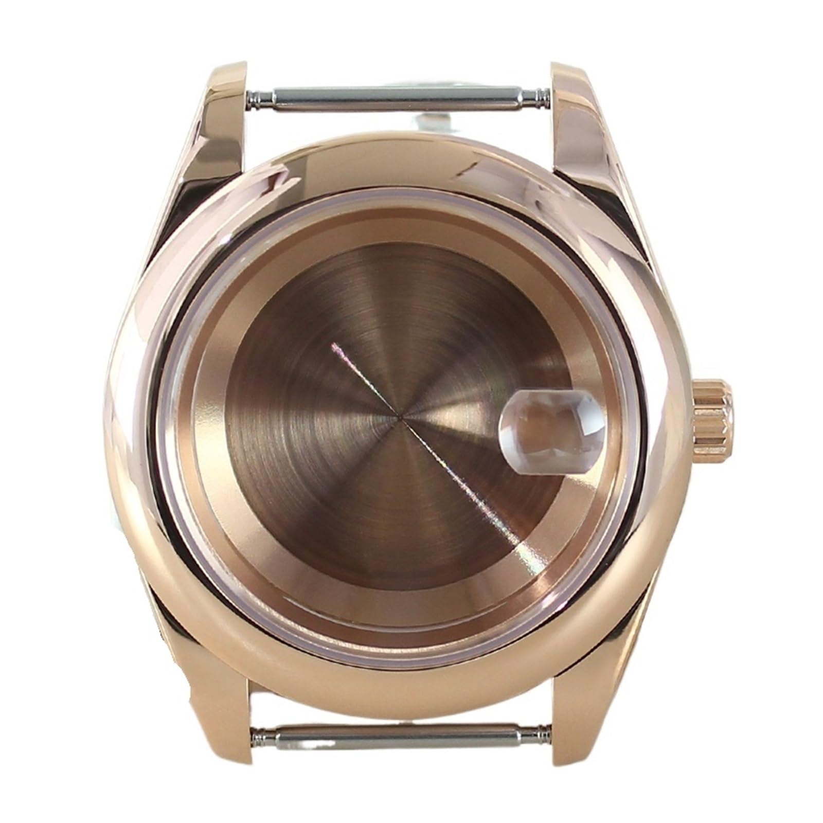 1pc 39mm polerowany wodoodporny futerał na zegarek dla NH35 NH36 NH38 NH34 4R36 Miyota8215 mechanizm automatyczny 28.5mm Dial Oyster Perpetual