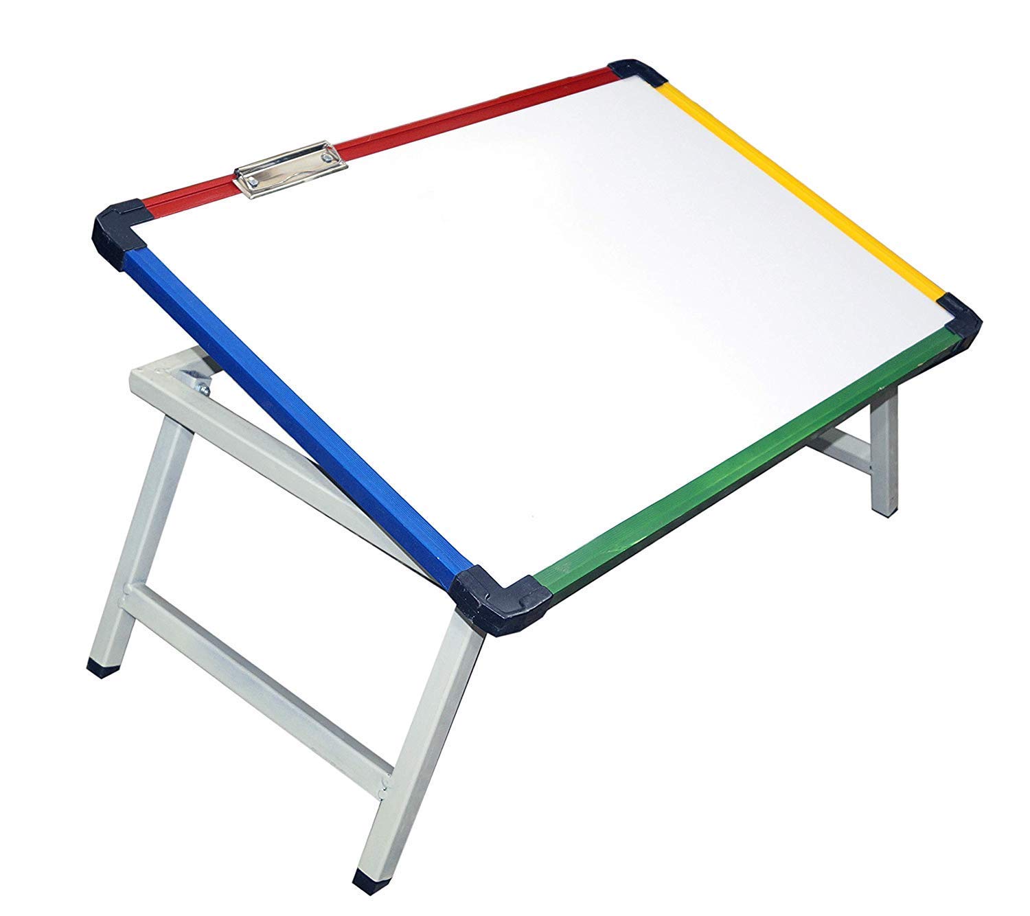 GUDS Multipurpose Laptop Portable Foldable Adjustable Table Writing Clip Board for Kids Students Study Work for Home Bed Wooden Top Steel Legs (16 X 24 inch Multipurpose Learning Top) (B08CV7K1XW) Amazon Price History, Amazon Price Tracker