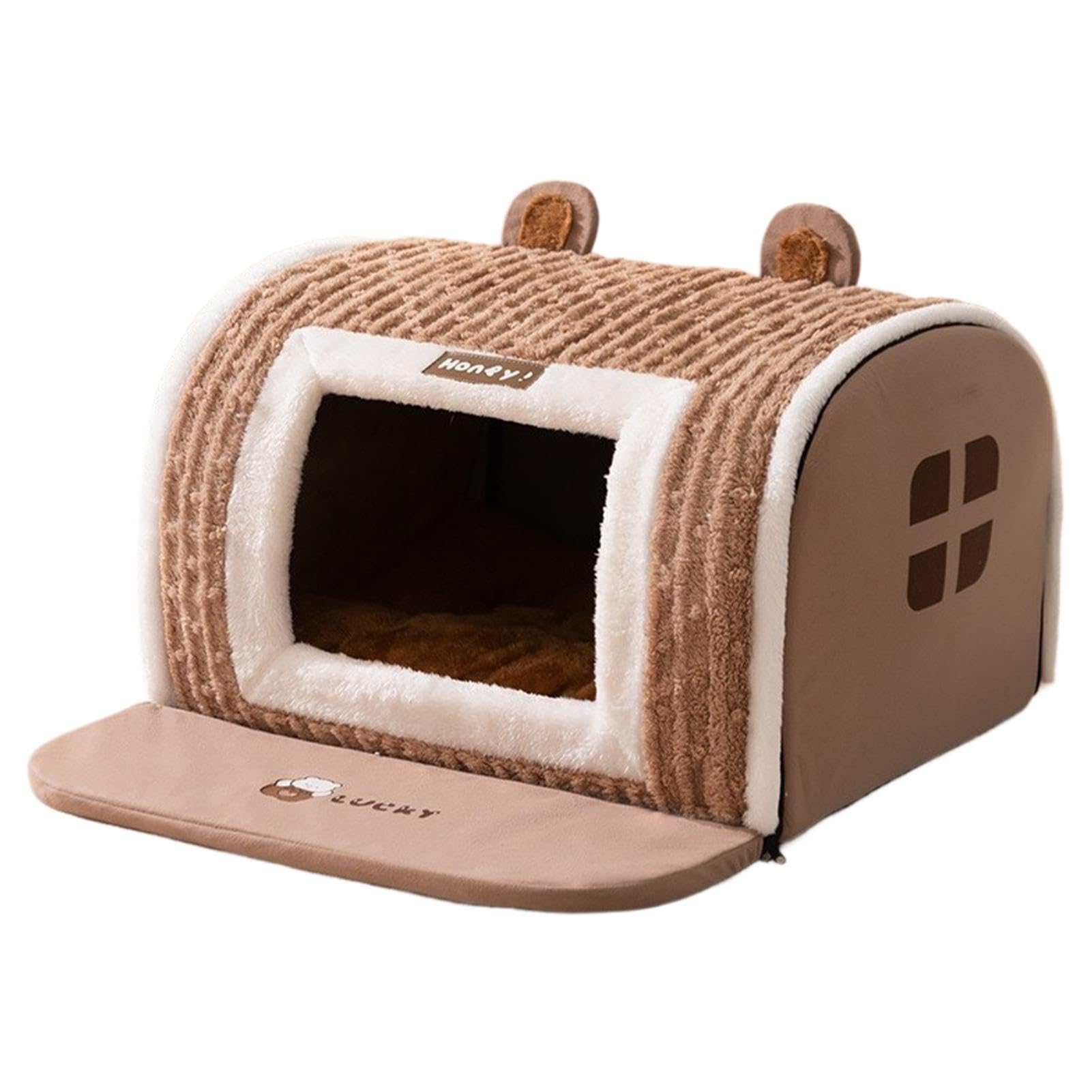 Panier pour chien chaton maison chaude et lit lavable en machine