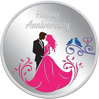 20G Silver anniversary color Coin KR369 (999.9) Price In India