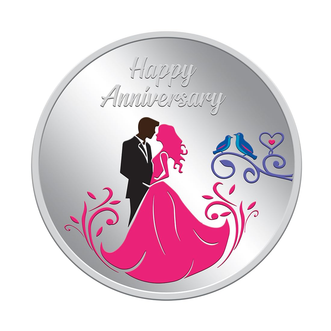 20G Silver anniversary color Coin KR369 (999.9) - Review, Price and Buying Guide