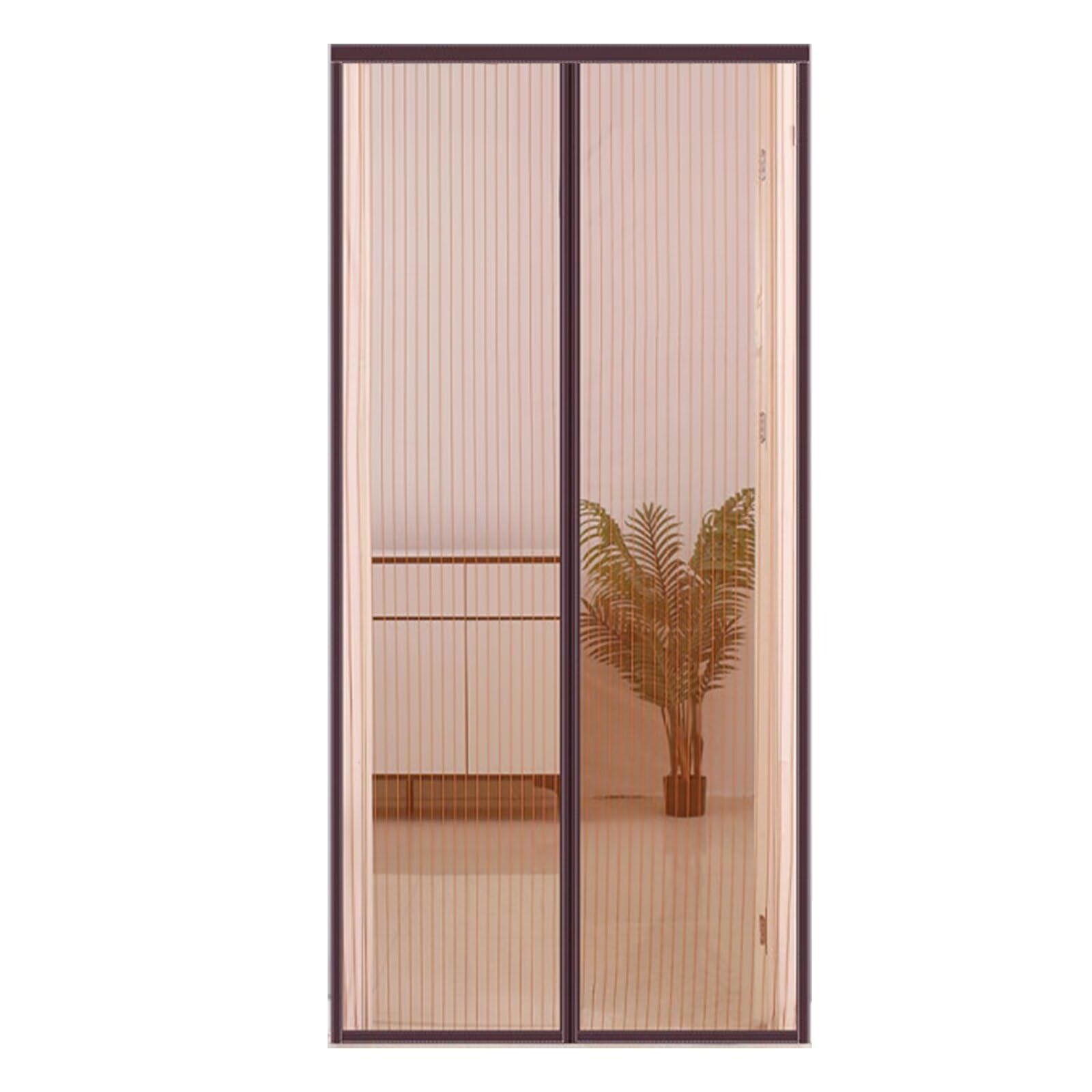 Moustiquaire marron 100x60 cm idéale pour les portes de patio