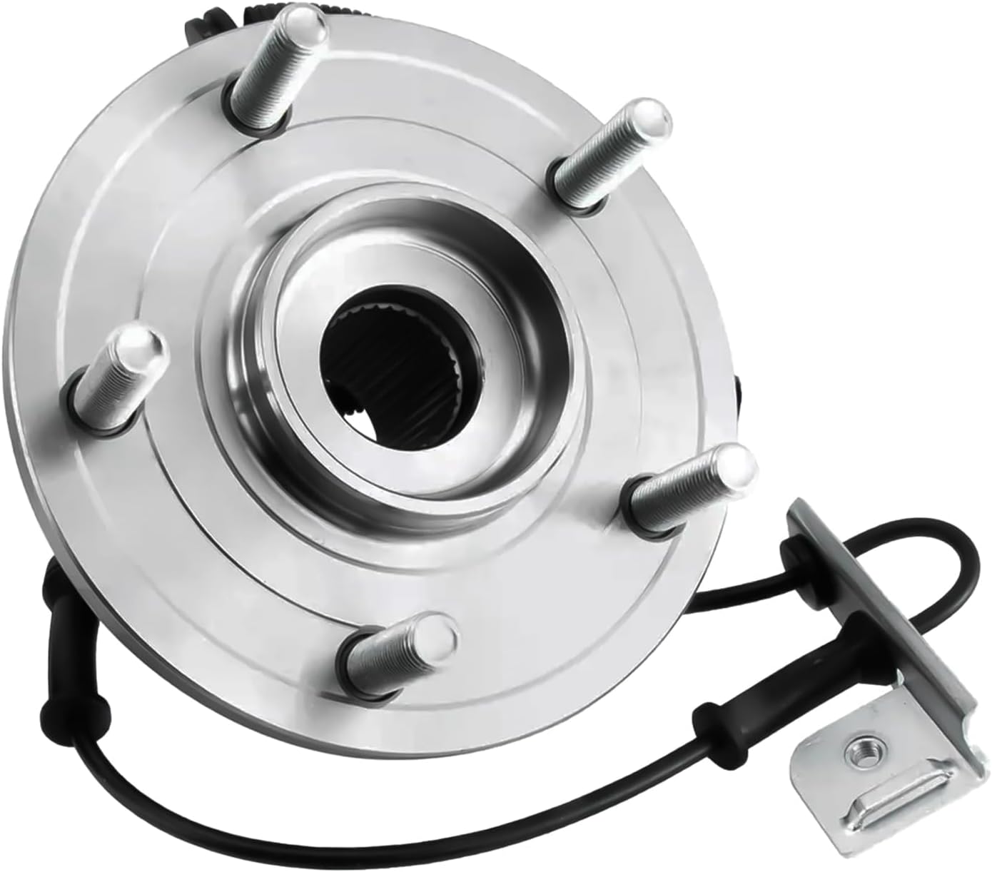 Detroit Axle - Front 4pc Wheel Bearing Hubs Kit for Dodge Grand Caravan Chrysler Town & Country Ram C/V Volkswagen Routan, 2 Wheel Bearing and Hubs Assembly 2 Outer Tie Rod Ends Replacement