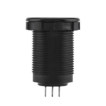 Waterproof Digital Voltmeter, Voltage Meter, Lightweight DC 12V -24V 15A Compact for Car for Motorcycle