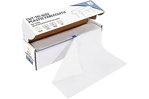White Plastic Tablecloth Roll: 54 Inches X 100 Feet