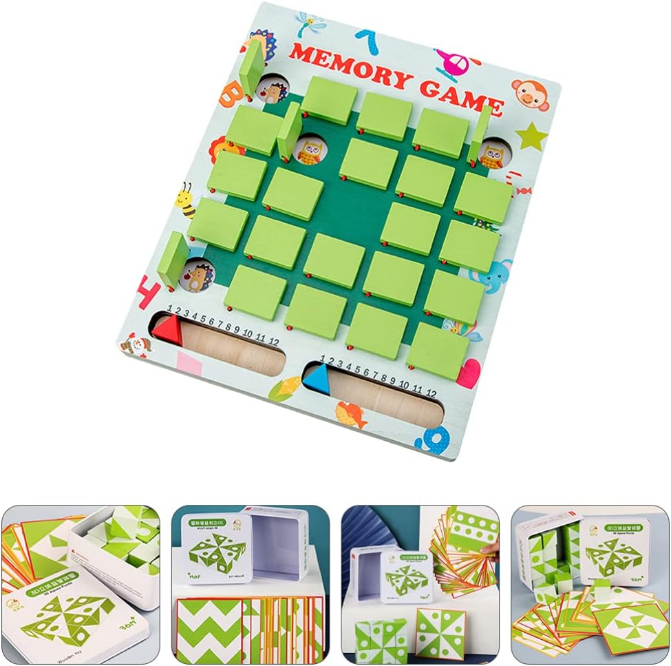 Iplusmile 幼児ブロックパズルゲームセット3d木製パズルブロックおもちゃ幼児子供ブロッククイズゲームdiyタングラム開発演奏おもちゃ おすすめ