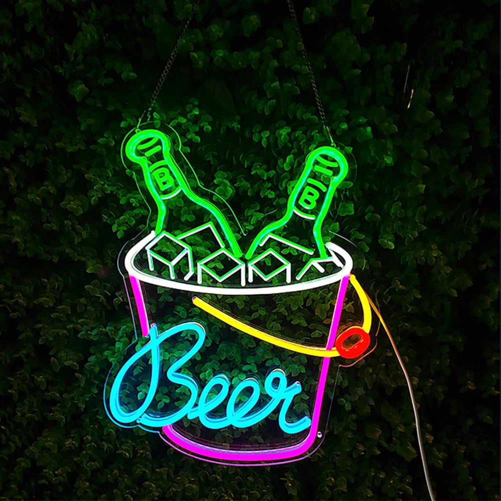 Amazon.com : Stylish Beer Barrel Cocktail Decor Neon Sign|Led Neon