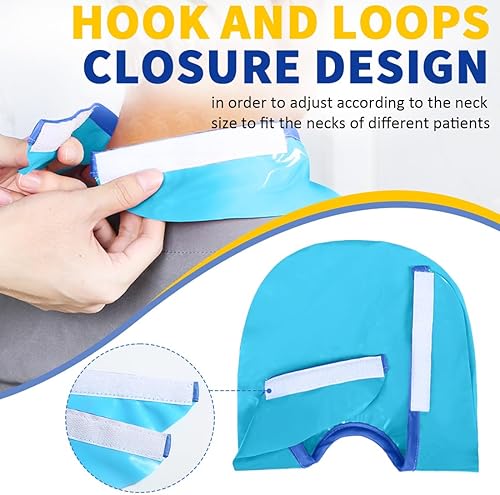 Miniatura 6 de Cubierta de ducha para traqueotomía, protector de estoma para traqueotomía, laringectomía, impermeable, protector de estoma de cuello, ajustable