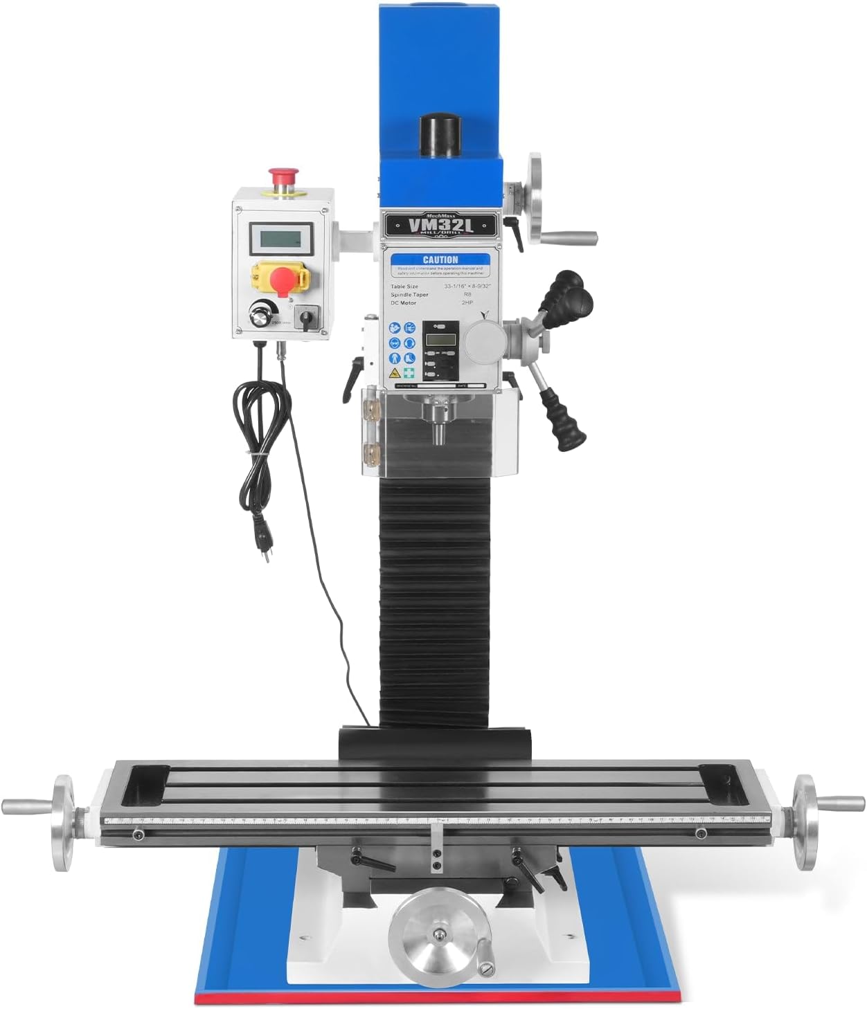 MechMaxx VM32L Industrial Benchtop Mill Drill Machine