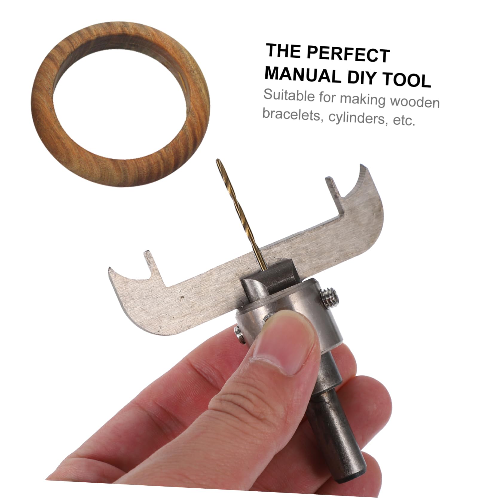 ULTECHNOVO Juego de Fresas para Pulseras y Madera, Brocas para Diy, Kit de Herramientas para Fresadora, Acero Duradero, Accesorios para Carpintería, Adecuado para Anillos y Cuentas de Madera