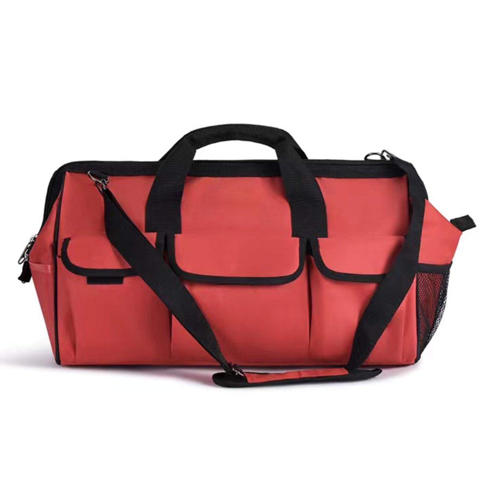 Bolsa de Almacenamiento de Herramientas Portátil con Asa Y Boca Ancha para Suministros de Limpieza.