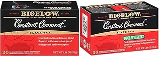 Bigelow Tea Constant Comment Black Tea (Pack of 6) and Decaffeinated Constant Comment Black Tea (Pack of 6)