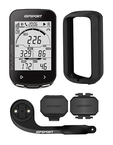 iGPSPORT BSC100S Computadora de Bicicleta GPS Inalámbrica, Pantalla LCD de 2.6'' 40H Recargable a Prueba de Agua Computadora de Ciclismo Bluetooth ANT+