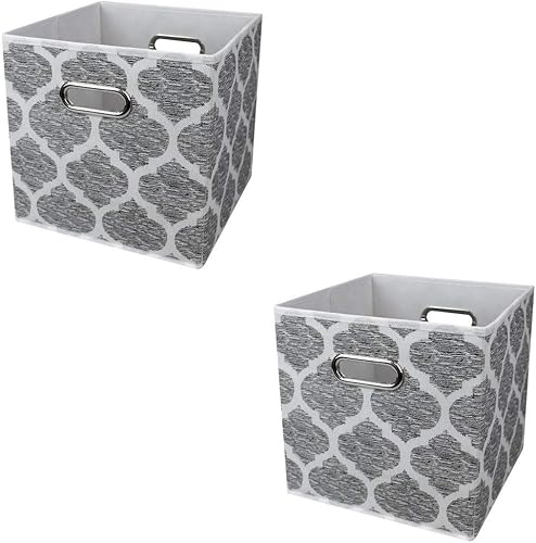 Miniatura 8 de Home Basics Arabesque - Almacenamiento de armario no tejido (2, 6 estantes colgantes organizador de armario)