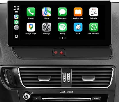 10.25" CarPlay Stereo for Audi Q5 SQ5 09-17 Concert & Symphony