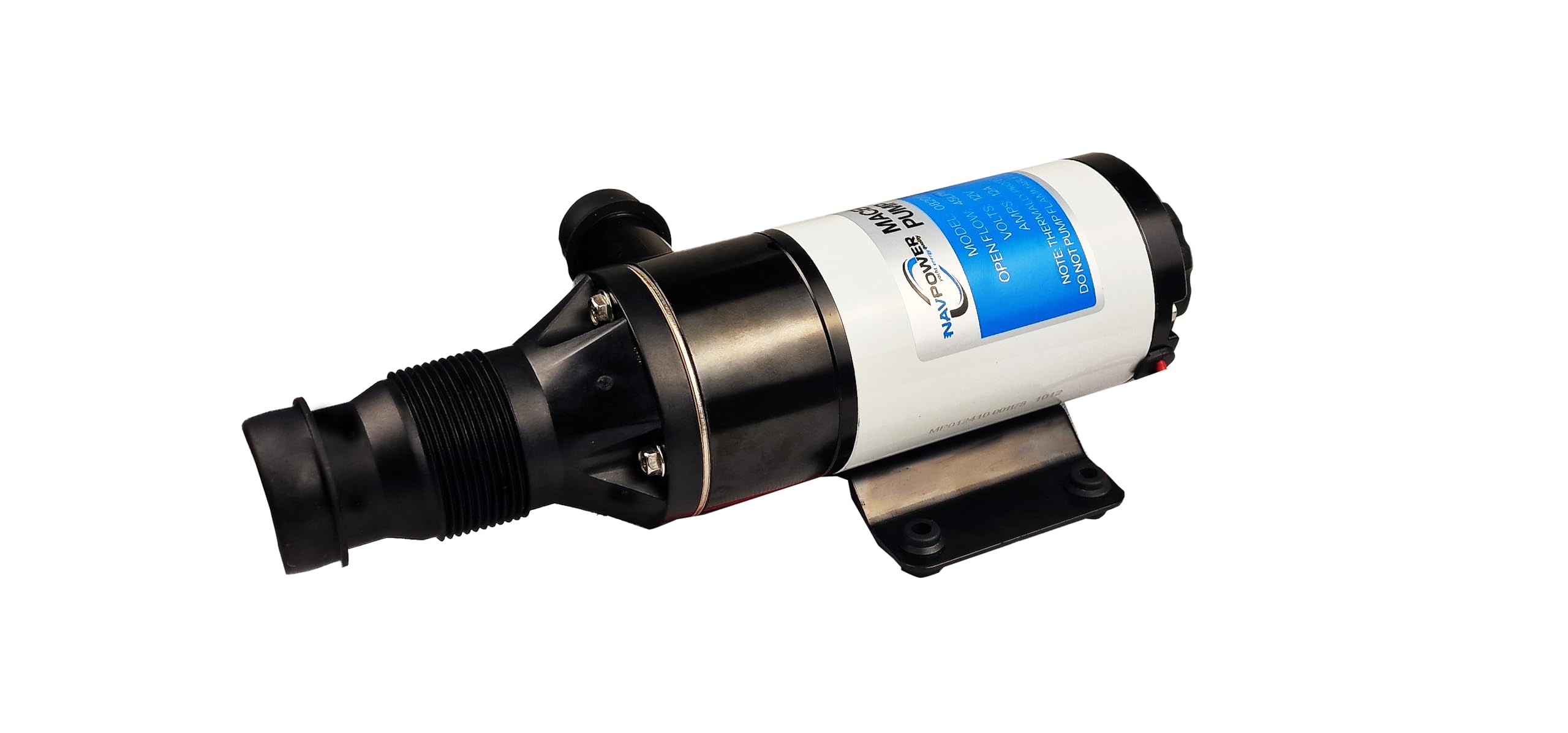 NAVPOWER Bomba Maceradora 12V para WC - Descarga rápida, trituración de residuos, ideal para embarcaciones, autocaravanas y aplicaciones marinas