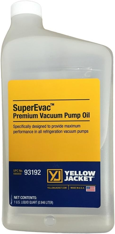 Yellow JacketRitchie Engineering Co., Inc. / 93092 1QT VACUUM PUMP OIL
