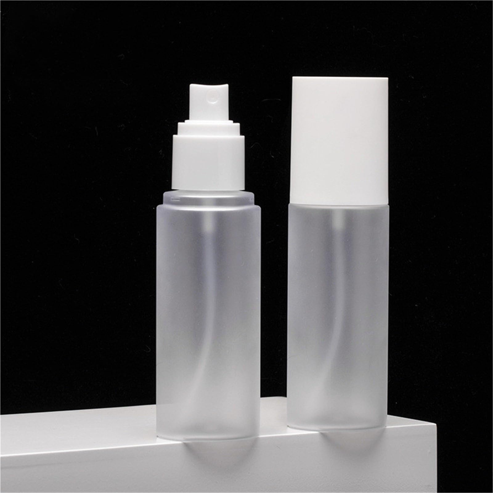 Bottiglia ricaricabile in plastica trasparente per profumo spray Mini bottiglia vuota per lozione spray Accessorio da viaggio portatile(Sprayer pump,10pcs)