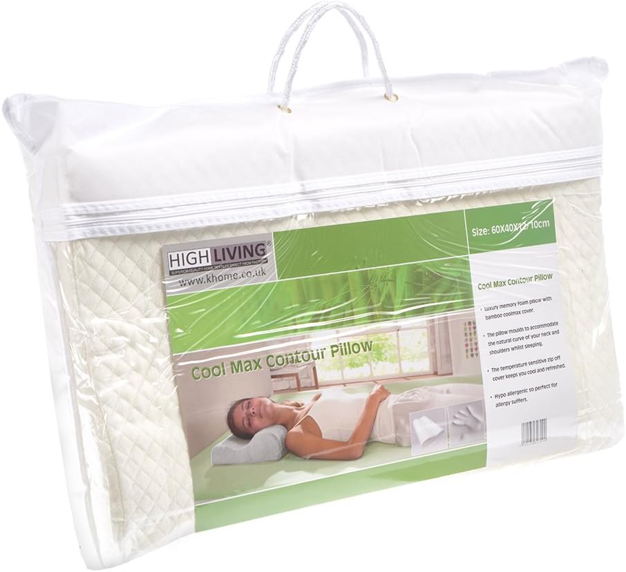 coolmax contour memory foam pillow