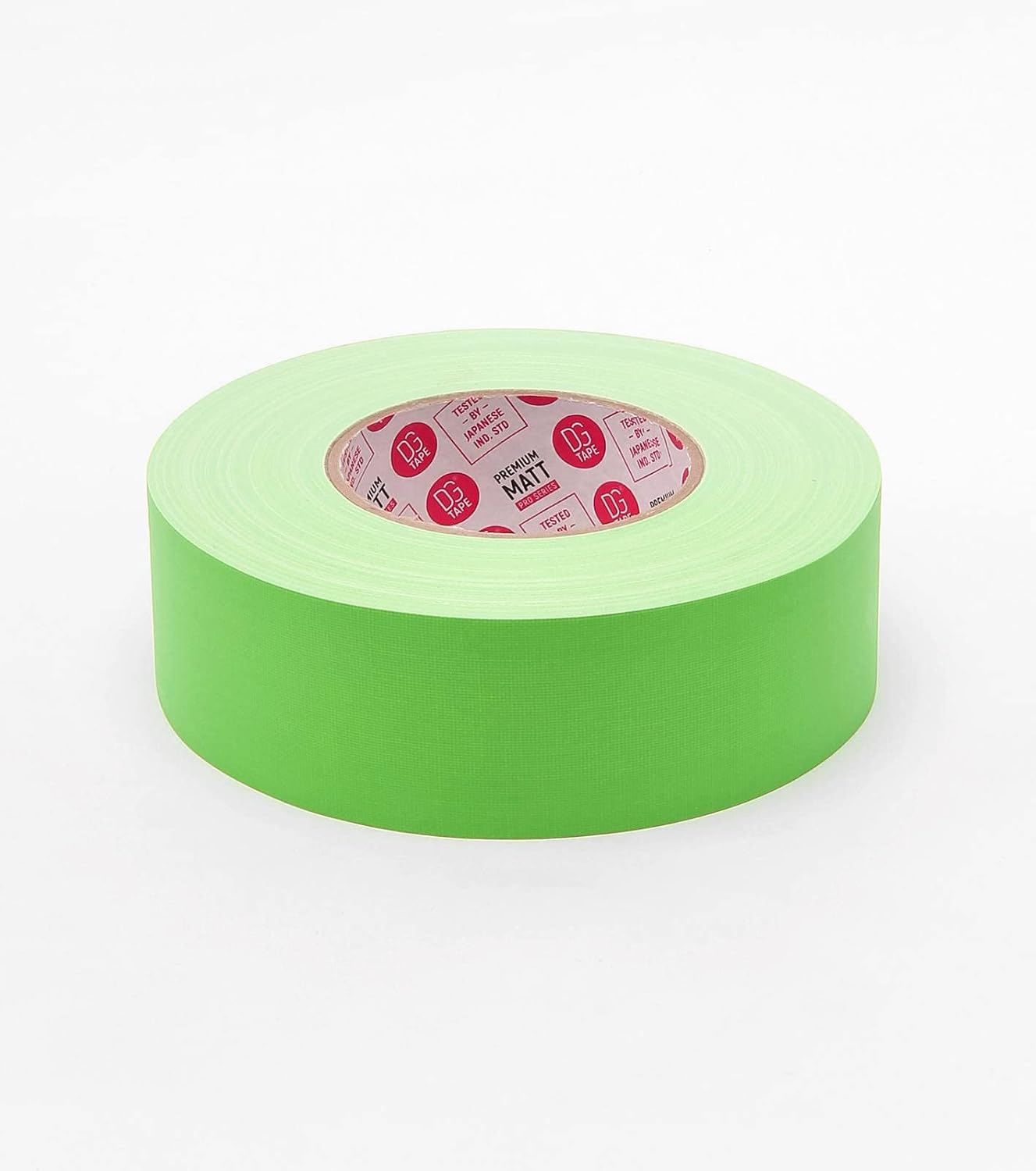 DGTAPE 2 inch X 60 ya Chroma Key Green Gaffer Tape. 12Mil Thick & Strong + Matte Finish LDPE Surface. Pro Grade USA Brand (MATT50050/50/LGR Keying Tape, 2in)