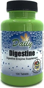 Daily Manufacturing DigestineTM Digestive Enzymes Mycozyme, Pancreatin, Papain, Acid Stable Protease, Betaine HCl, Iron Bile Salts