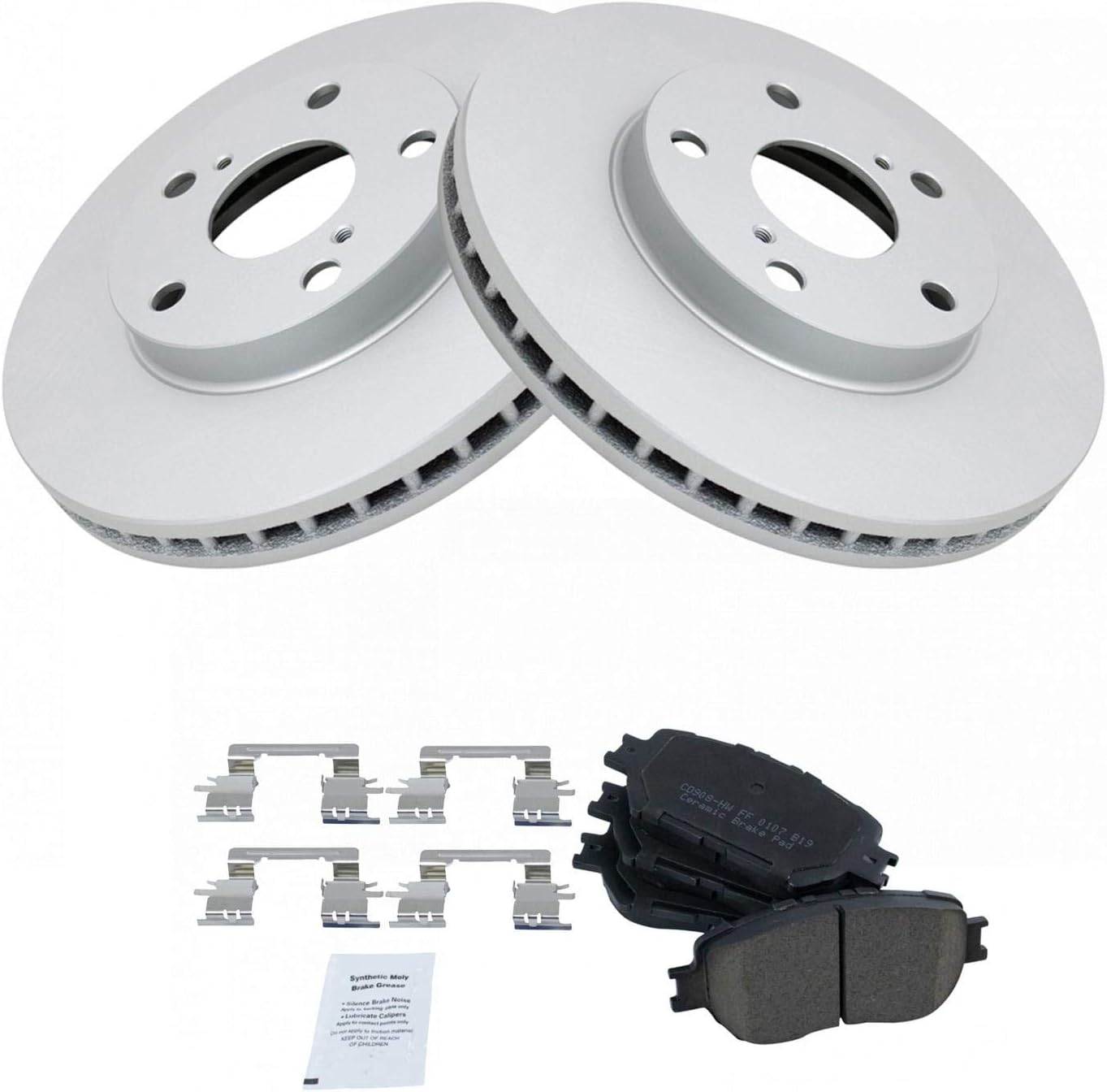 Front brake pad & rotor kit for 2002-2006 Toyota Camry