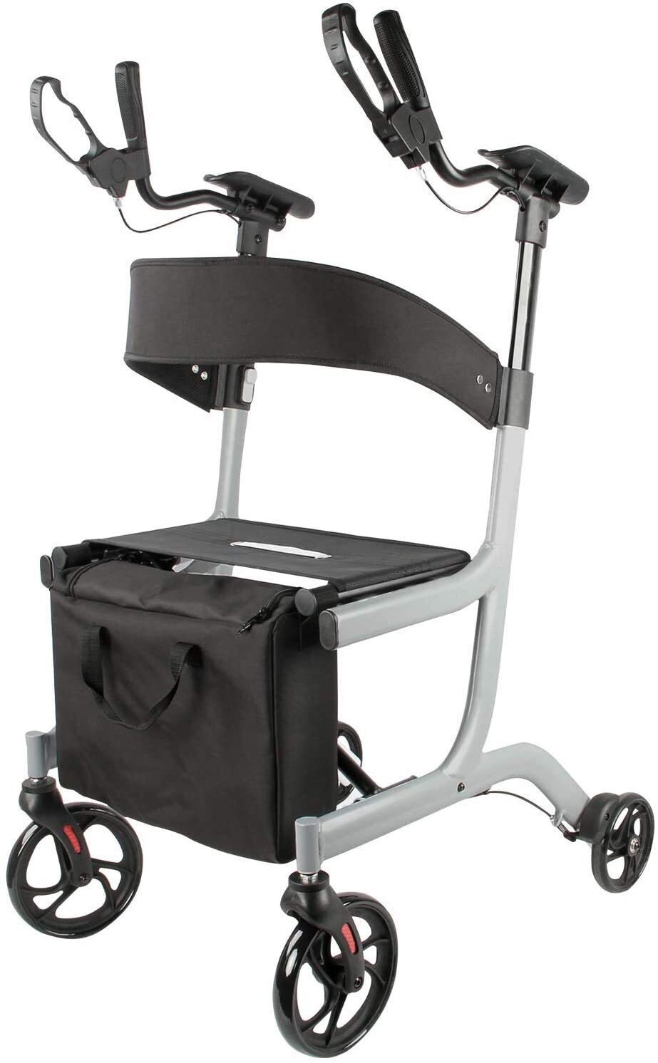 Buy Walker with seat Upright Posture Walker Mobility Rollator Ergonomic Lightest Weight And