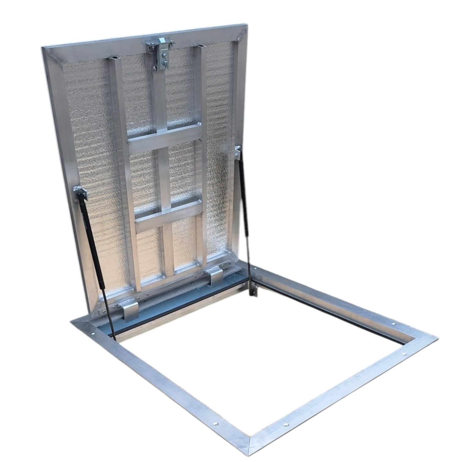 Vloerluik 100 x 180 cm Thermo Max 4 luchtdichtheid voor kelder en revisieschacht, schachtafdekking, kanaalschacht (1000x1800 mm