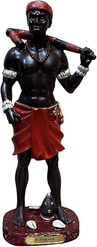 Miniatura 3 de STATUES Orisha Elegua Orisha Orisha Elegua Estatua Santeria 12 pulgadas
