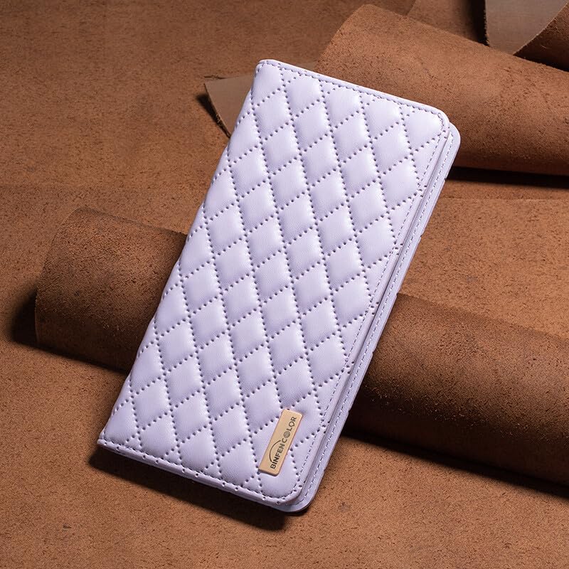 Étui cuir iPhone 13 Pro violet pour sécuriser vos déplacements - 2
