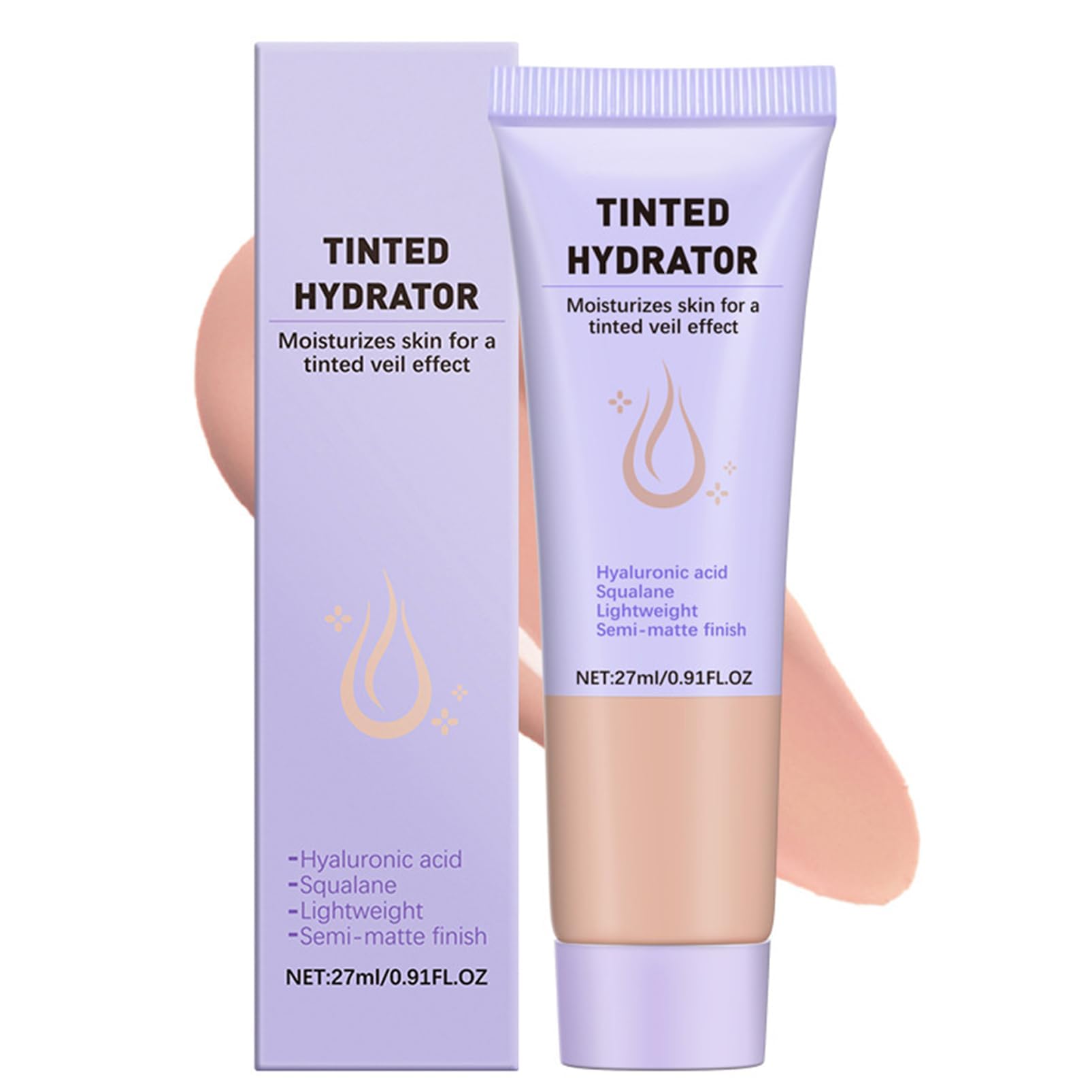NALACALBB Cream Tinted Moisturizer Foundation | Full Coverage & Concealer | Waterproof Hydrating Foundation for All Skin Types | Evens Skin Tone for a Flawless, Natural Look