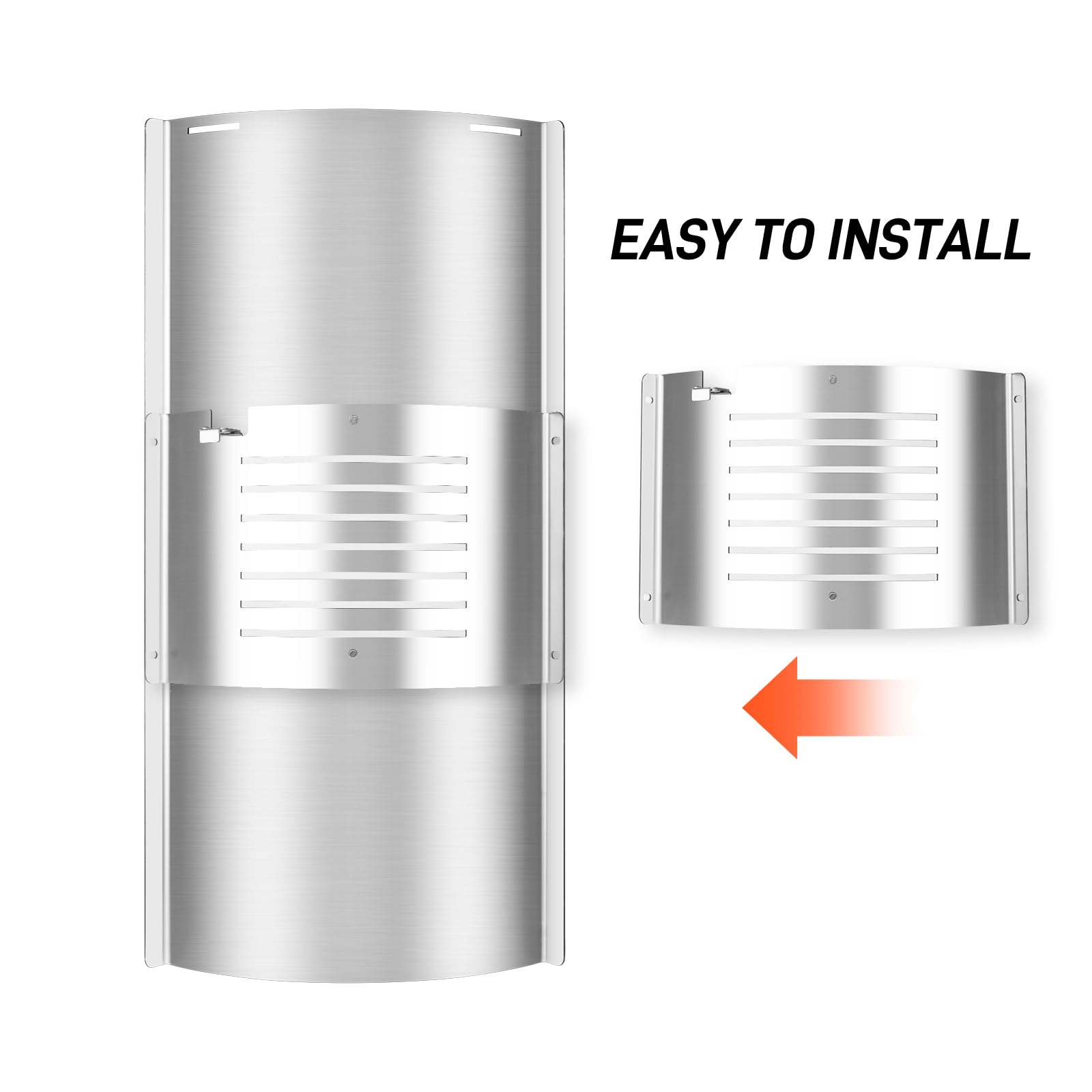 Flame Broiler Kit for Pit Boss 1000 Series Pellet Grills, with Slide Cover for PB1000R10 Austin XL Series,PB1000X, Traditions PB1000T1/PB1000T2, Smoker Pellet Grills Parts, Baked Oil Broiler Kit