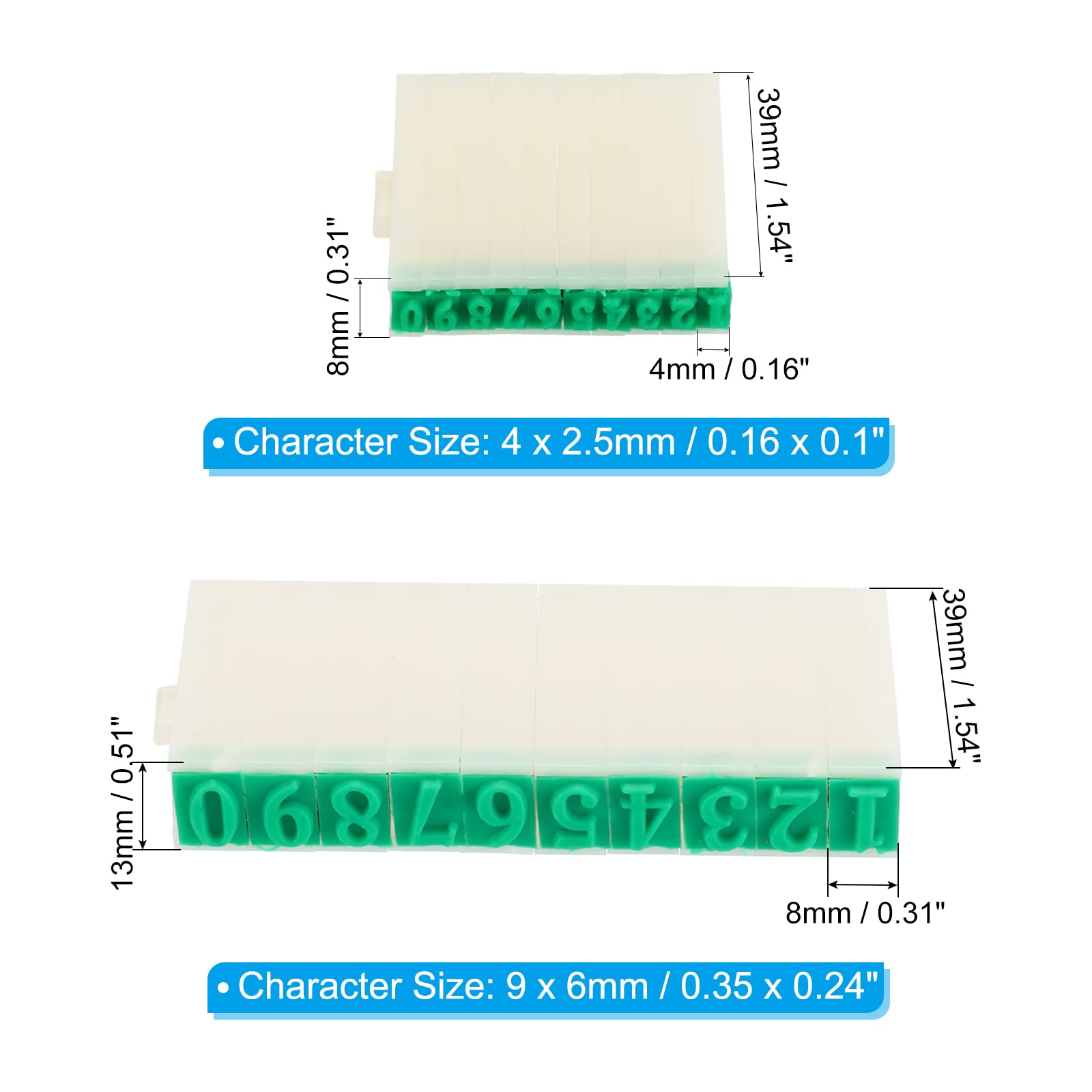 PATIKIL Detachable Number Stamps - Image 2