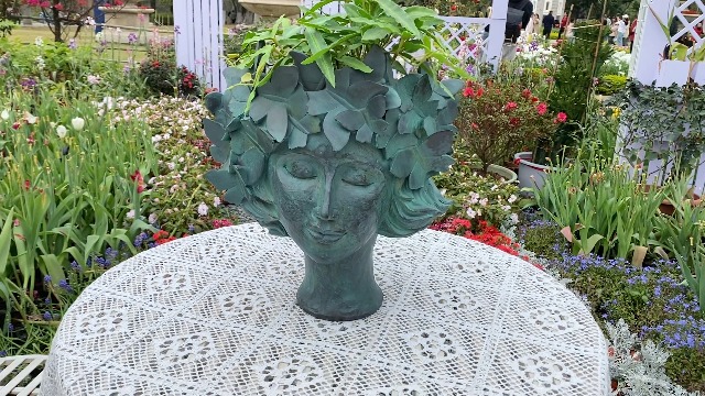 Amazon.com : Face-Planter Succulent Head-Planter Flower Pot