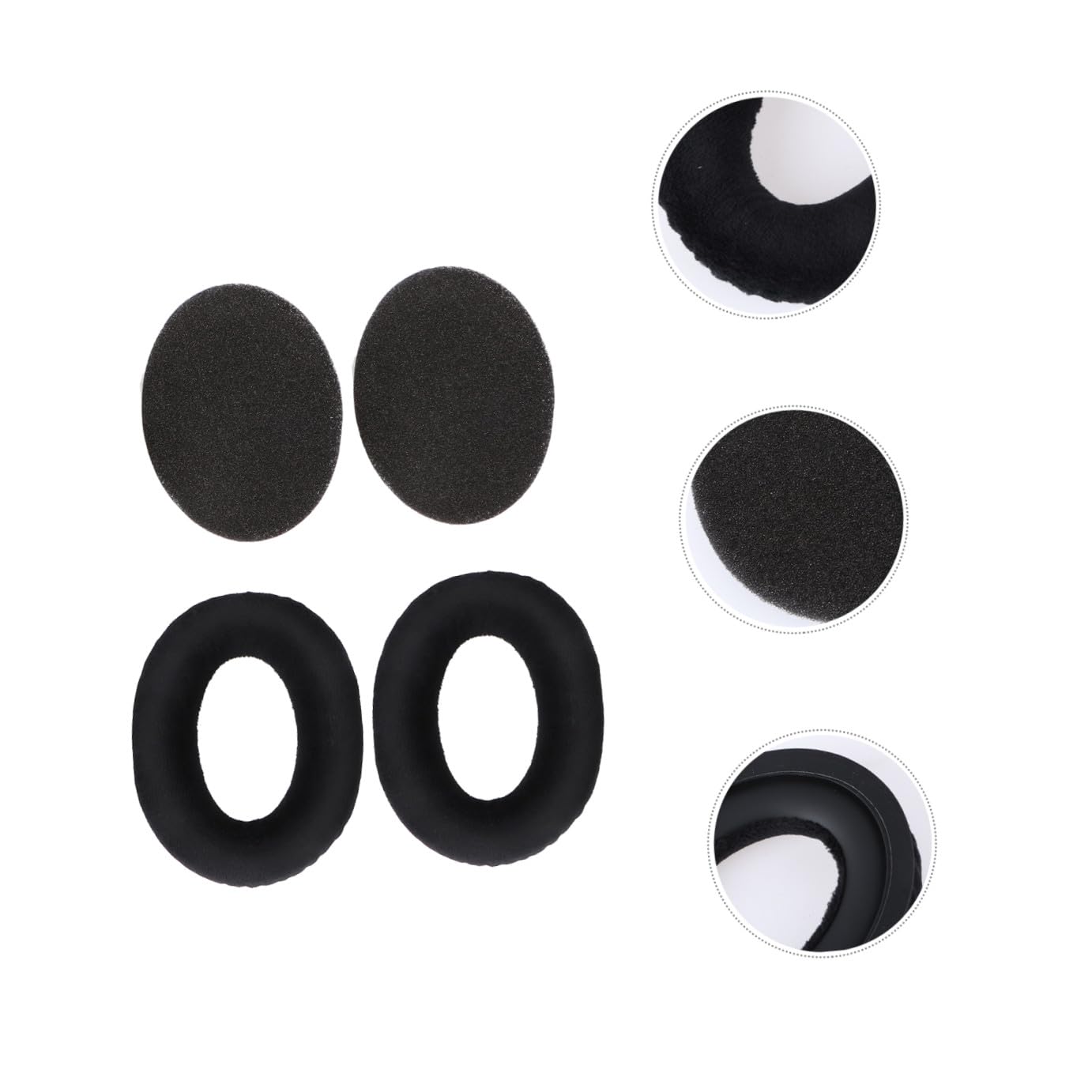 OSALADI 3piezas Almohadillas De Repuesto para Auriculares Insonorizadas Compatible Fácil Instalación Incluye Almohadillas y Aislamiento De Sonido
