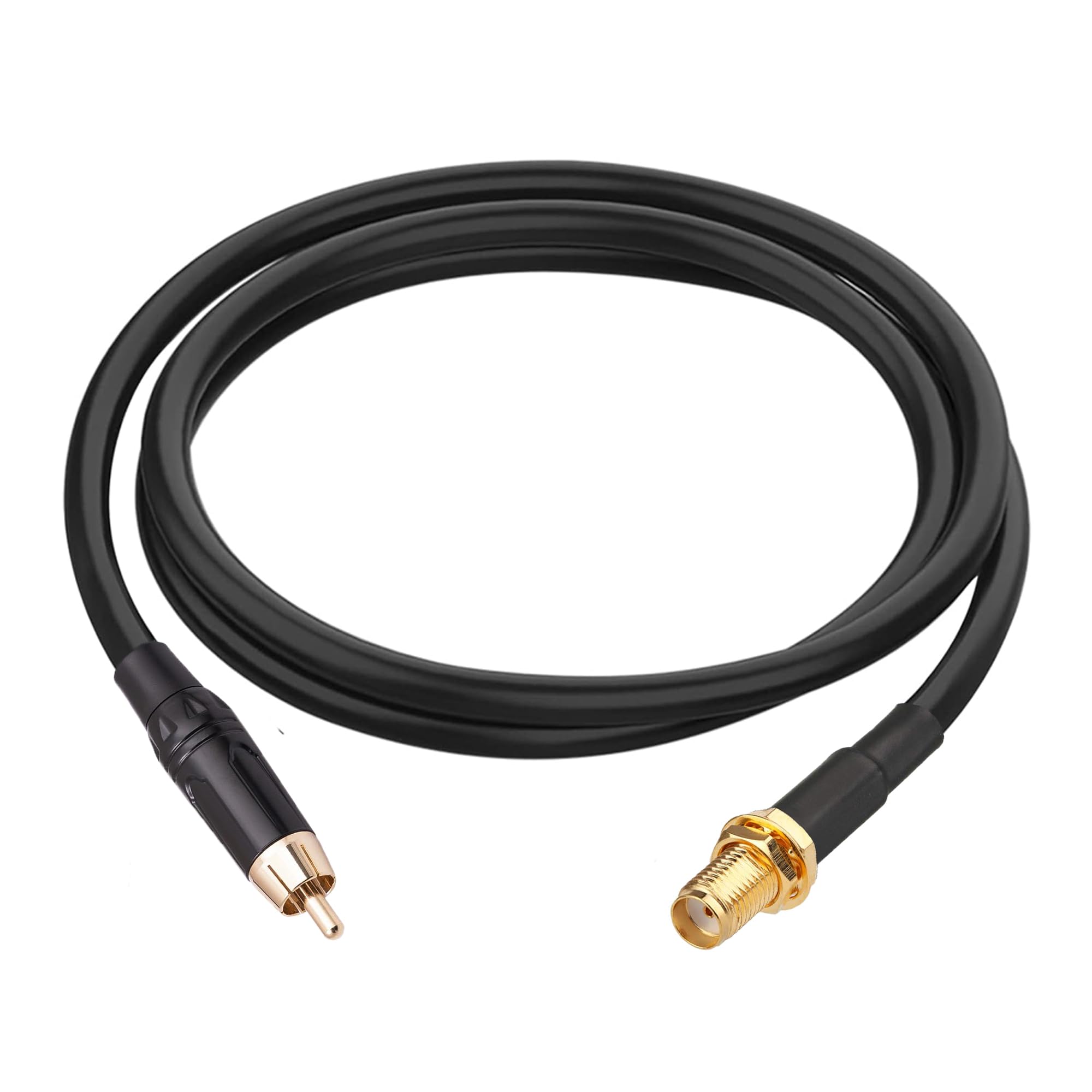 RedYutou SMA to RCA Adapter SMA Female to RCA Male Connector Cable RG58 Extension 3 ft