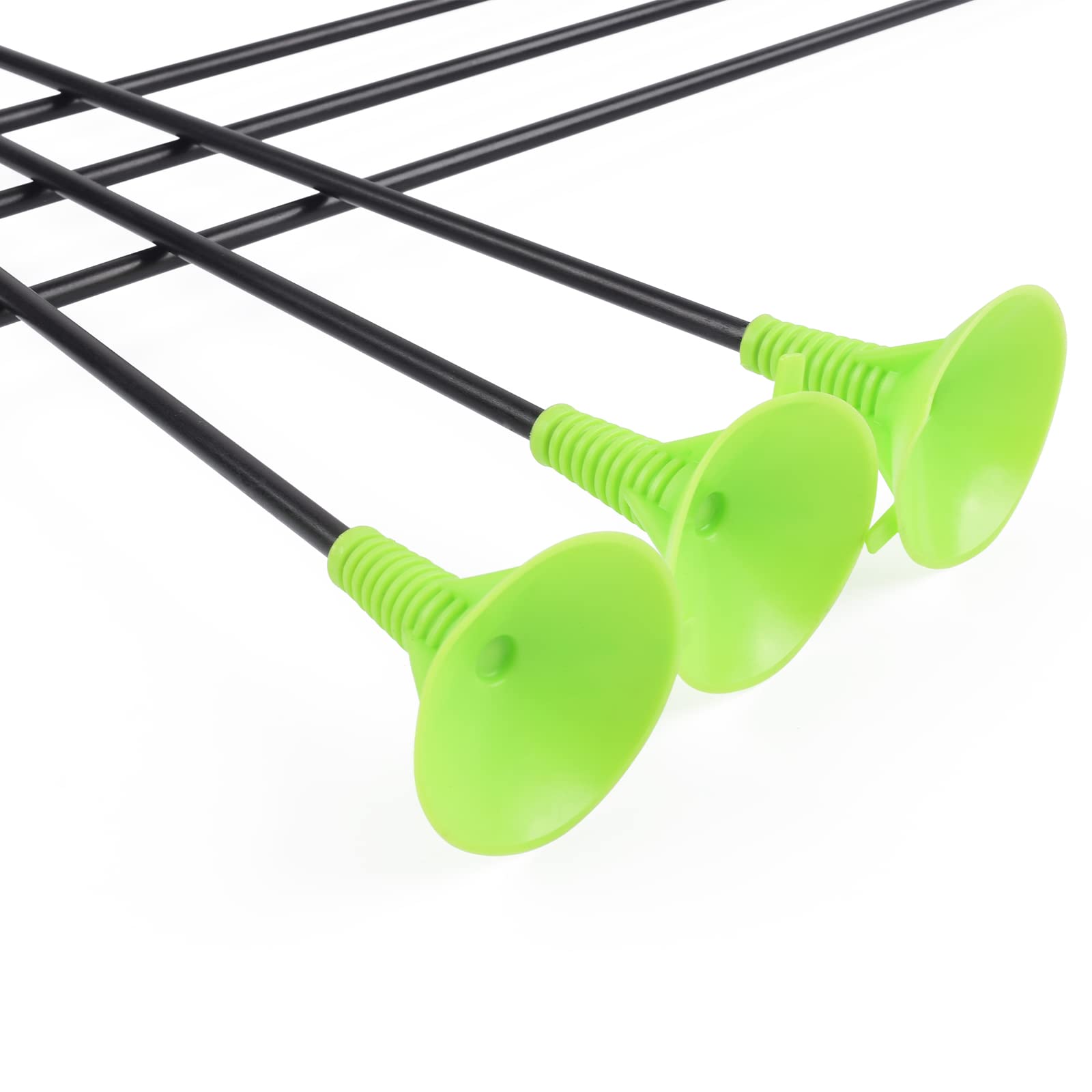NIKA ARCHERY 66 cm, 61 cm, strzały króla łuku, zestaw 8 sztuk, z włókna szklanego, z pomarańczową przyssawką, łuk dla dzieci