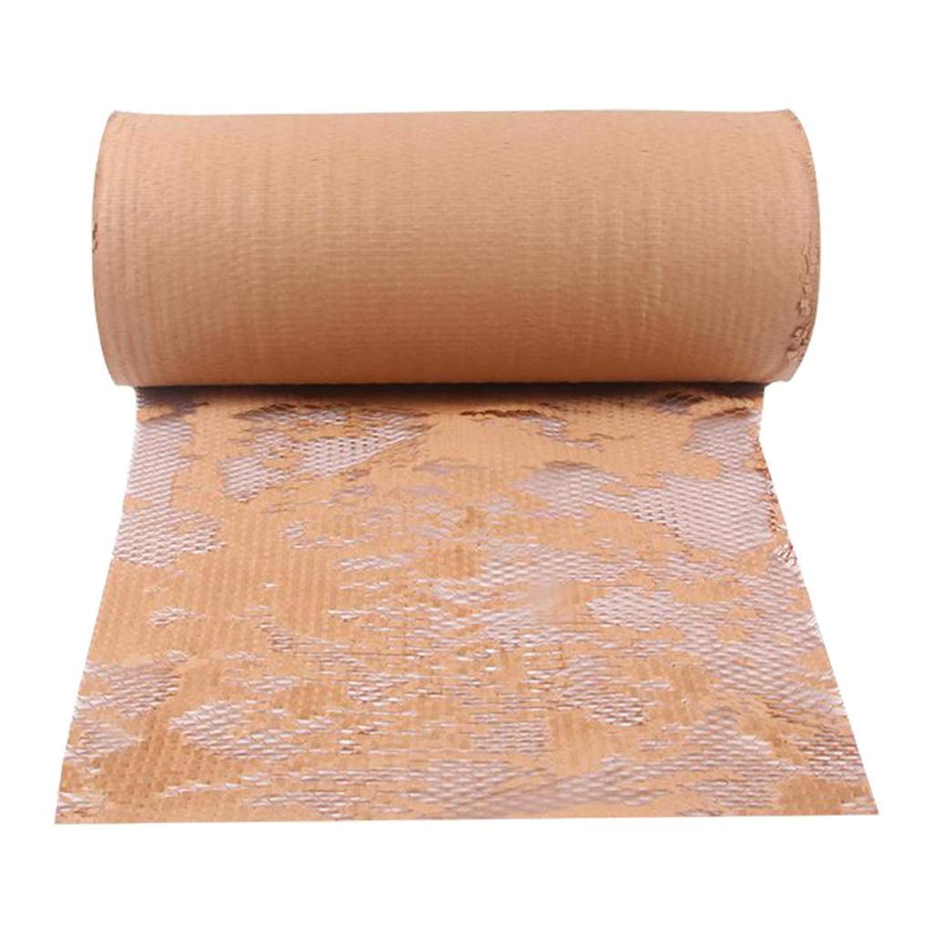 Waben Luftpolsterfolie Verpackungsmaterial Polsterfolie zum Verpacken von Geschenk (38 cm x 50 m)
