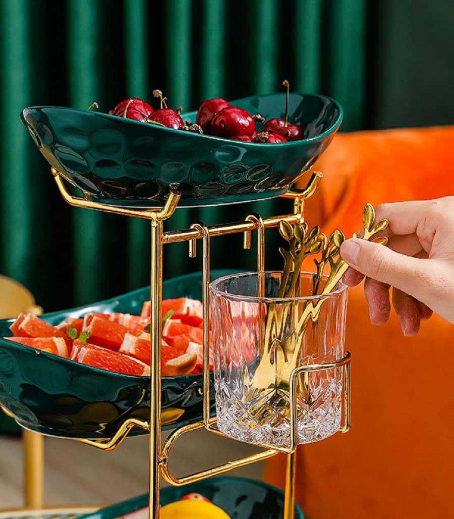 Ciotola per Frutta per Bancone Della Cucina, Grande Cesto di Frutta Morden Supporto per Tavolo Centrotavola Ciotole Decorative per Frutta in Acciaio Inox Supporto per Frutta Creativo Decorazione