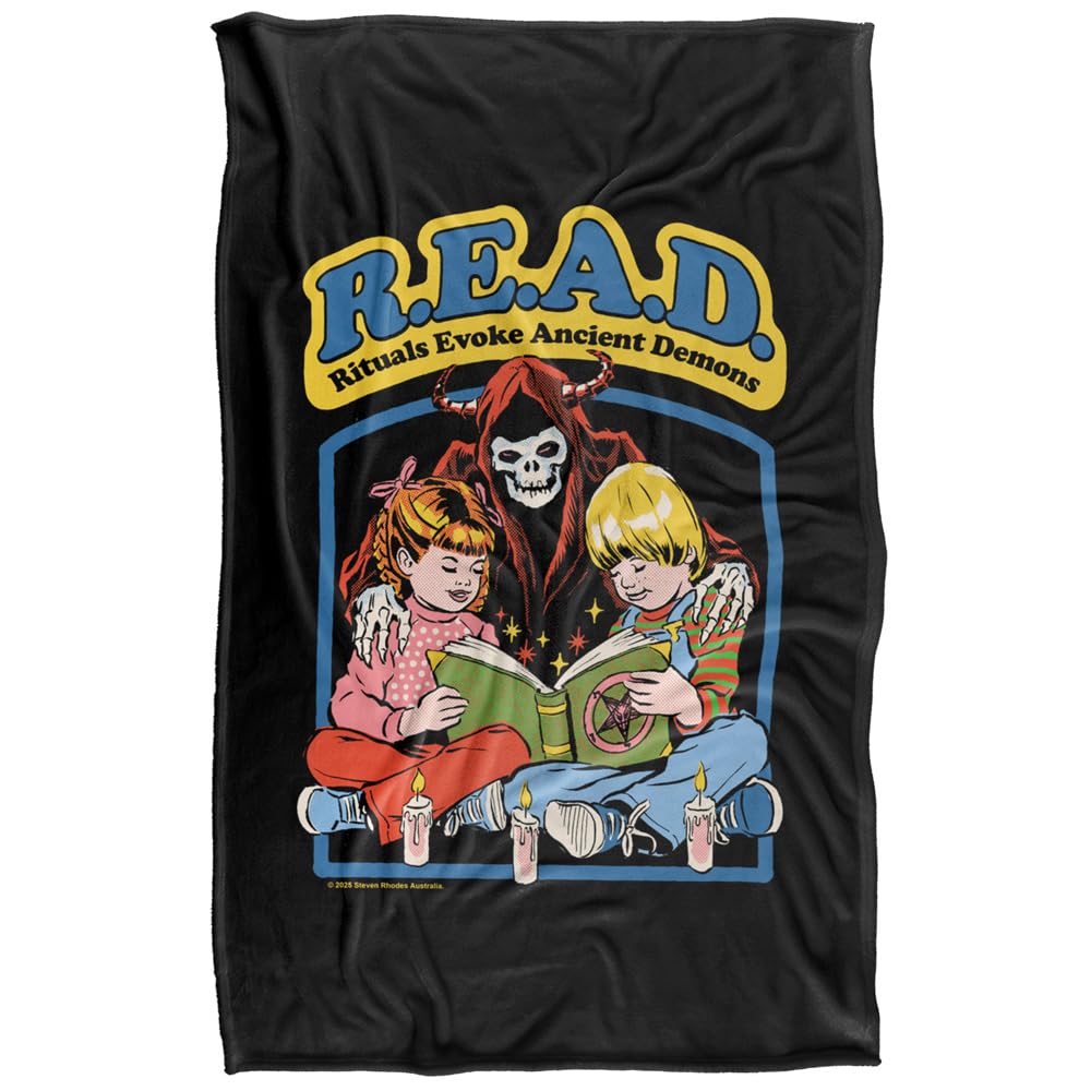 Plaid Steven Rhodes ultra doux couverture canapé design 91x147cm
