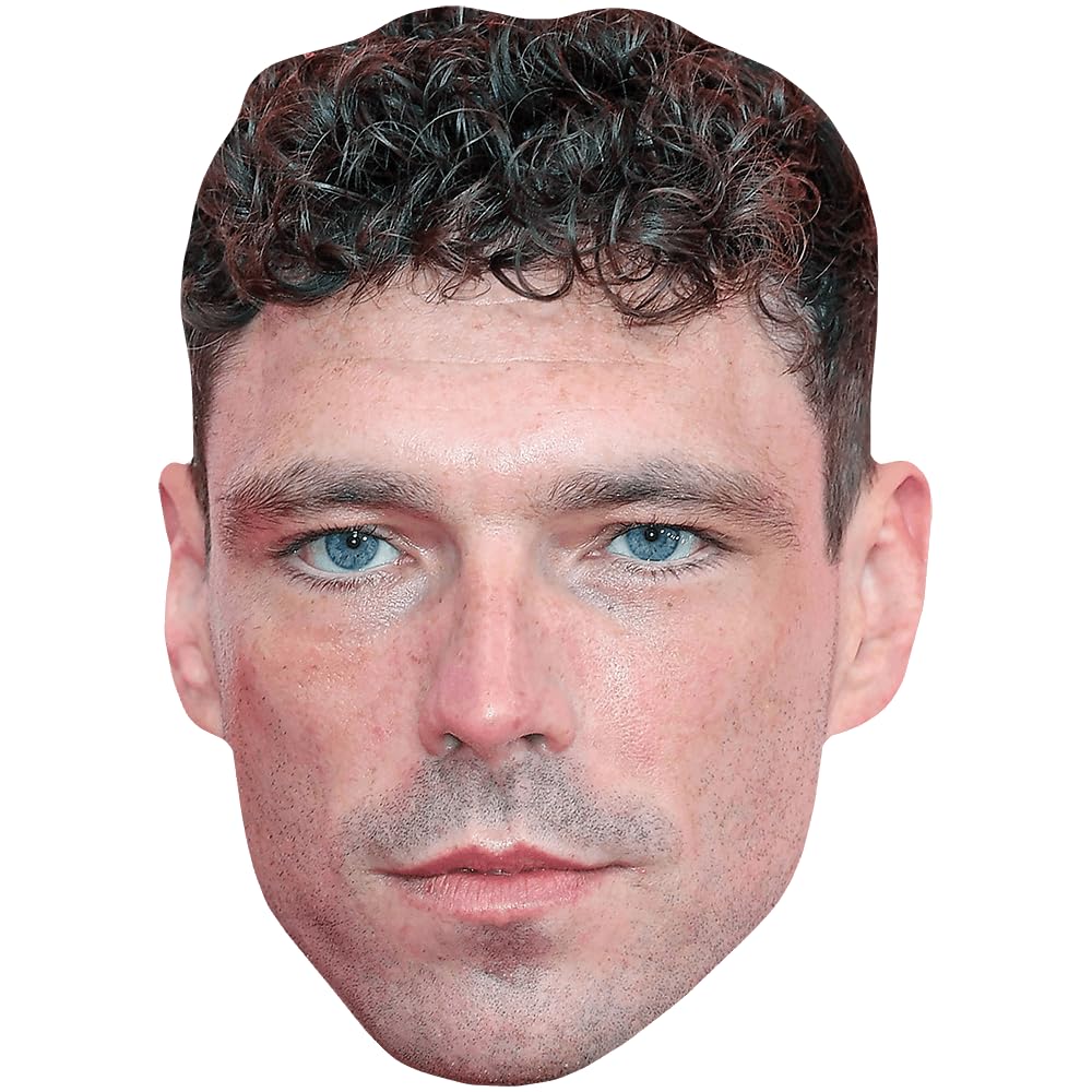James Nelson-Joyce (Stubble) Celebrity Mask, Flat Card Face, Fancy Dress Mask