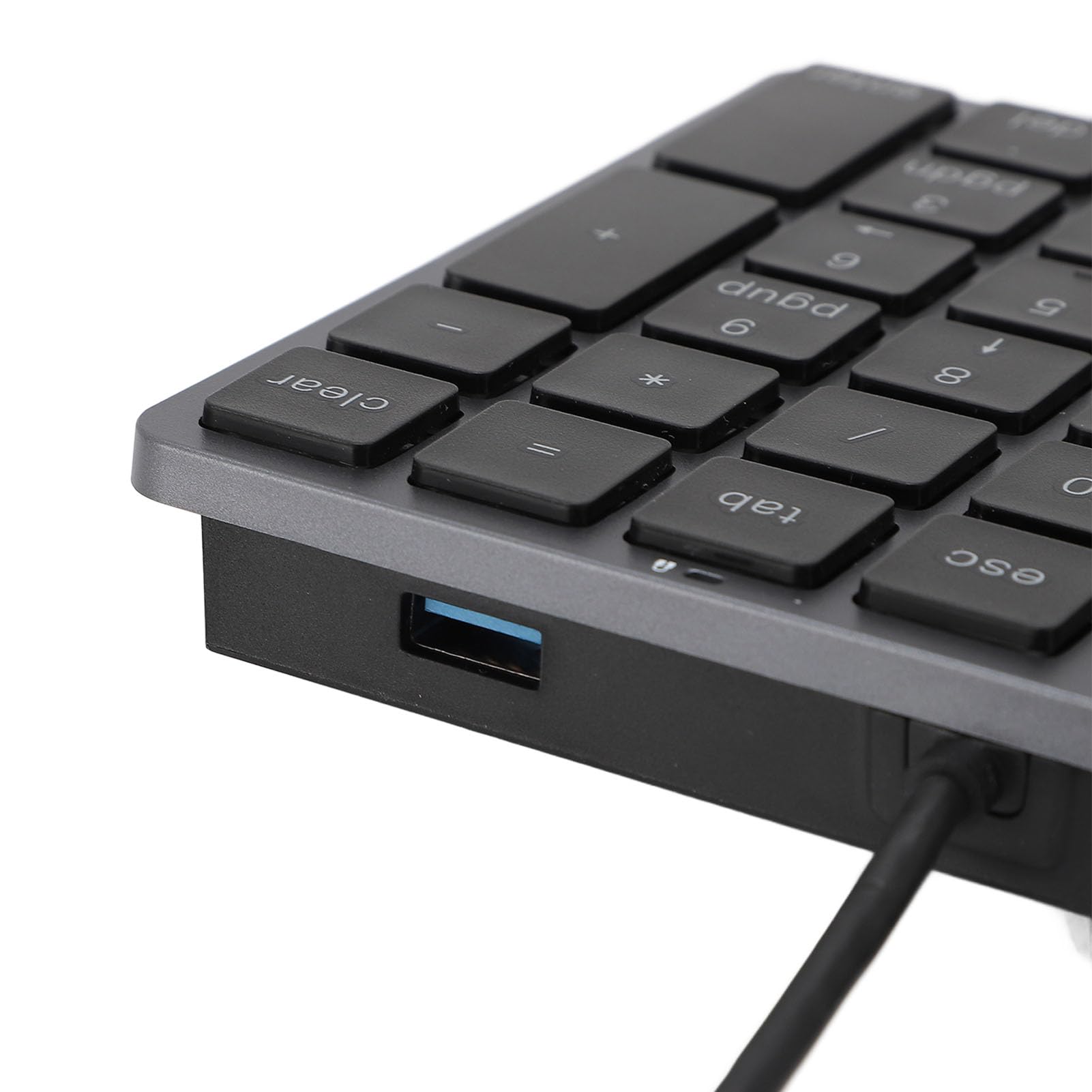 POENVFPO Tastiera Numerica Tastiera Numerica Cablata Trasferimento Rapido dei Dati Sottile, Elegante e Portatile per Utenti OS X Funzionamento Conveniente