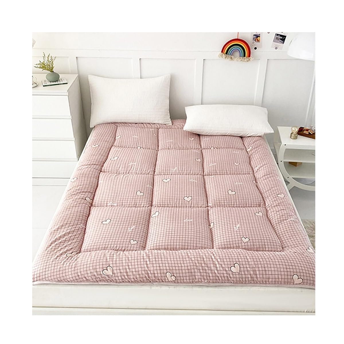 Surmatelas extra épais en duvet 150x200 pour un confort de grand lit