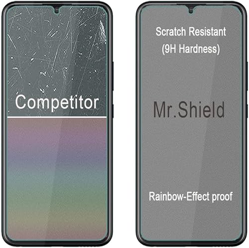 Miniatura 5 de Mr.Shield [Paquete de 3] Diseñado para Sharp Rouvo V [vidrio templado] [Vidrio japonés con dureza 9H] Protector de pantalla