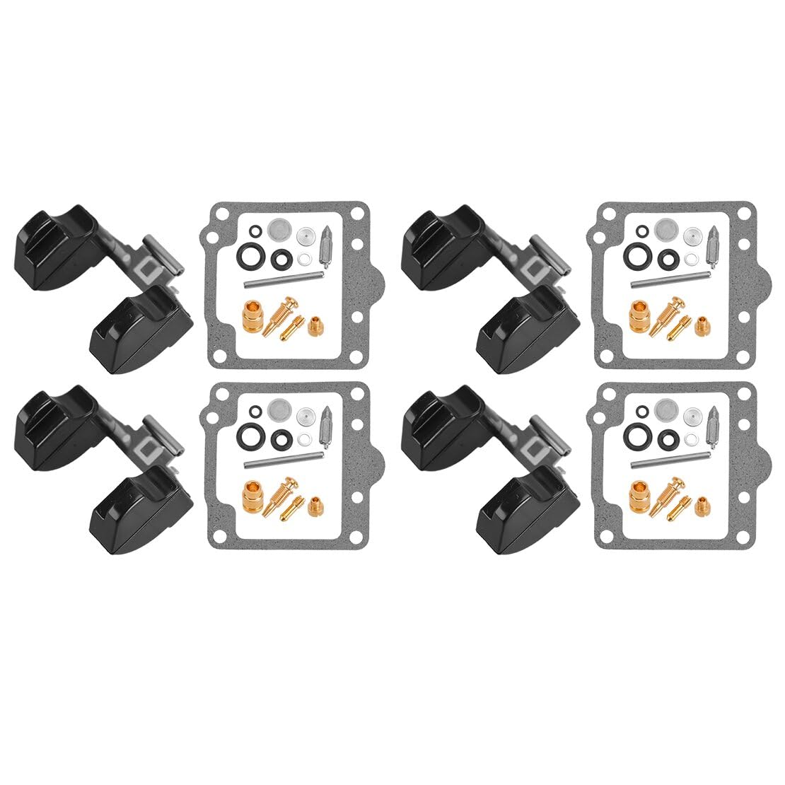 ciciTree 4set Carburetor Repair Rebuild Kit Carb Float Compatible for Kawasaki KZ1000 KZ 1000 M K R J 1981-1983