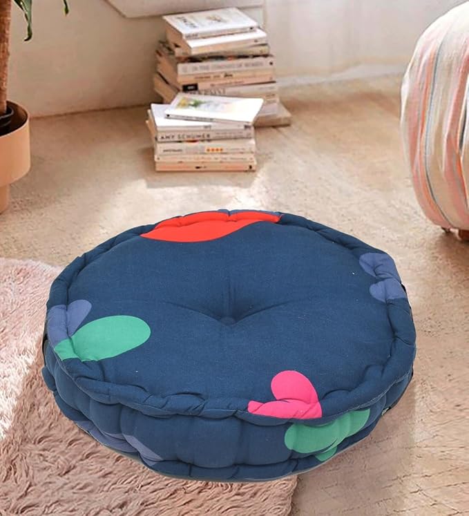 Amazon Brand - Umi Chair Cushion Comfortable Thick Tufted Seat Cushion Cushion for Meditation,Floor Cushion for Sitting in Living Room,Indoor Pads Seat Set of 1,16X16(Inches)
