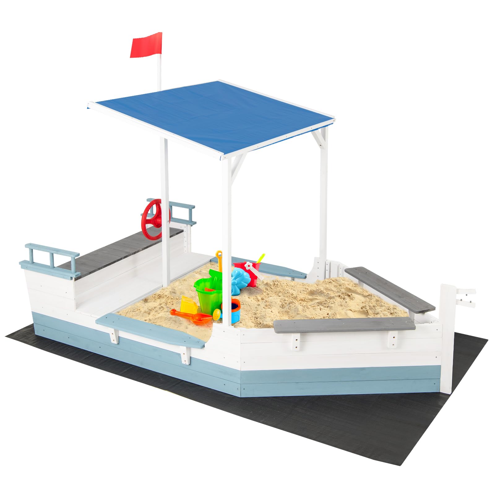 dreamade bac à sable bateau enfants