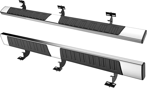 AUTOSAVER88 Estribos compatibles con Dodge Ram 1500 Crew Cab 2009-2018, 2019-2023 1500 Classic, 2010-2024 Ram 25003500, barras laterales Nerf de 6