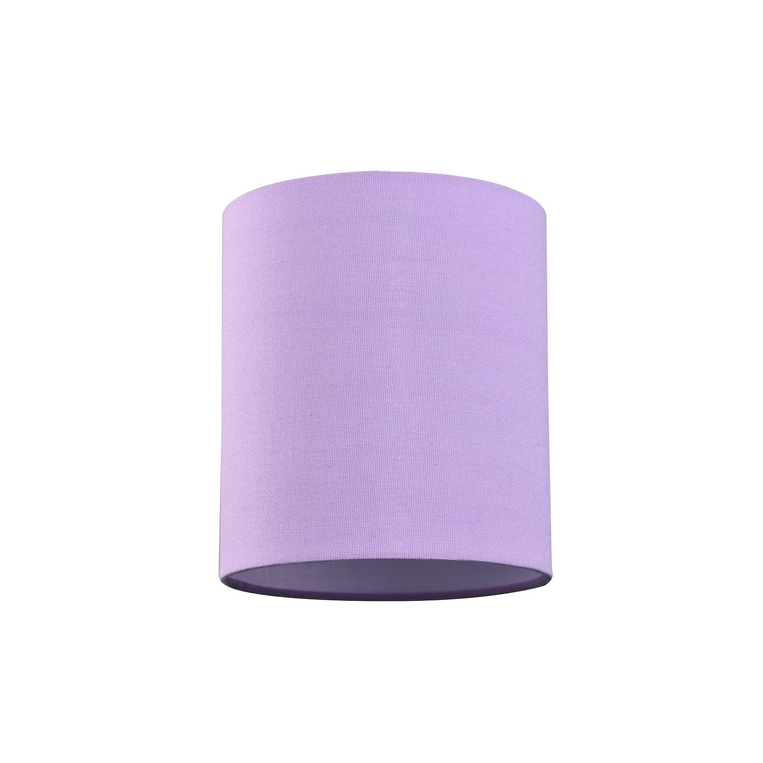 Rackhams Lilac Contemporary And Elegant Soft Linen Fabric 18Cm High Cylinder Lamp Shade